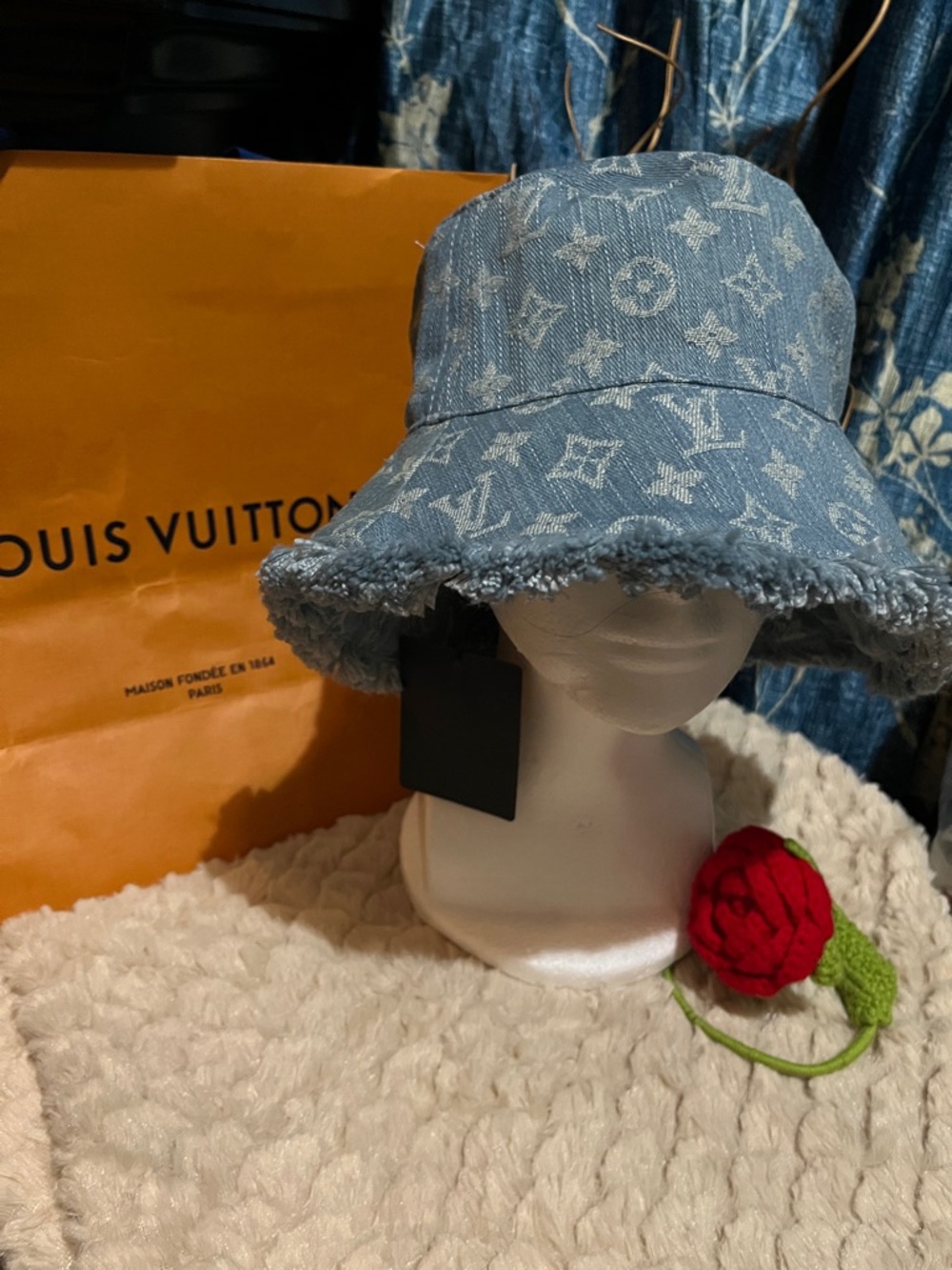 nwt Monogram Bucket Hat - Picture 2 of 3